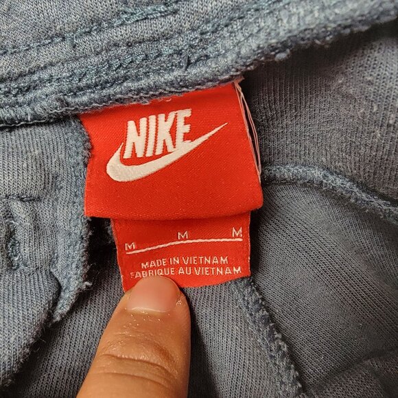 Nike Tech Fleece Mens Medium Blue Sweat Pants Joggers Casual Outdoors Comfort - Picture 5 of 11